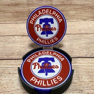 Philadelphia Phillies Coaster Set of 4 3d Printed